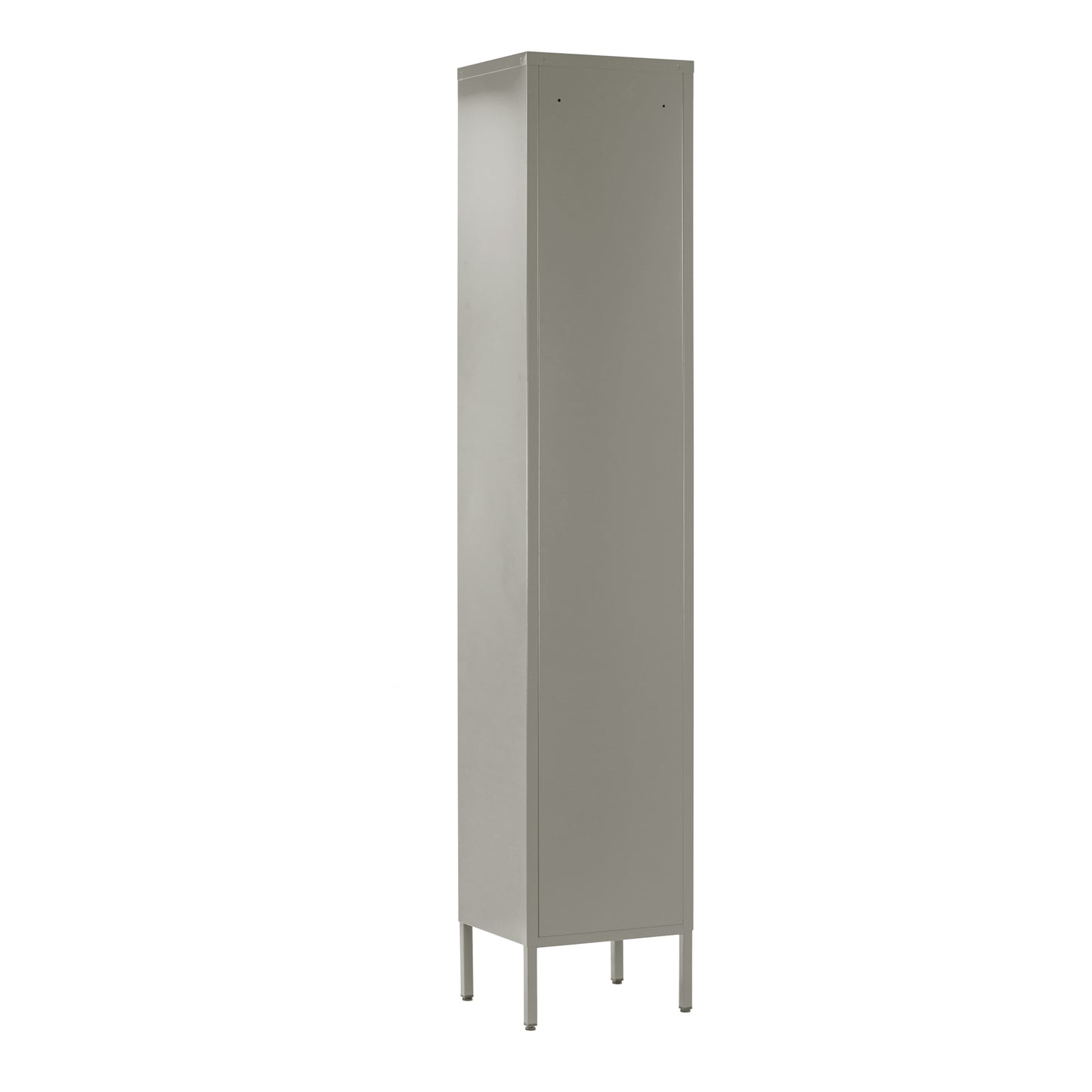 Avish 71-inch Gray Two Clear Door Metal Cabinet