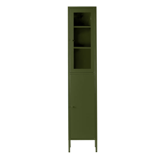 Aviva 71-inch Dark Green Two Door Metal Cabinet