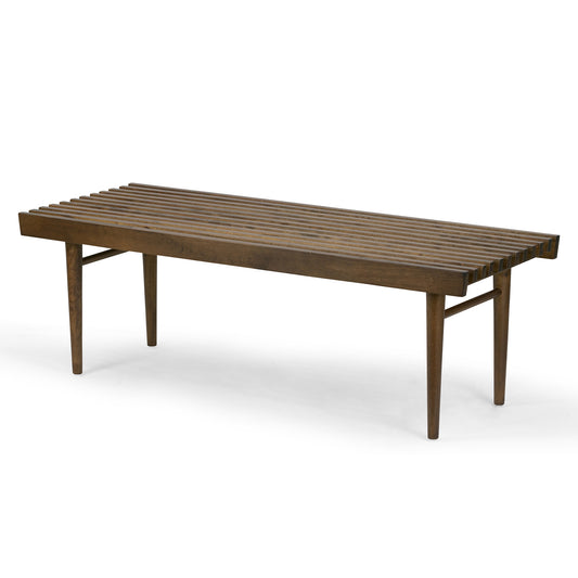 Baird Slatted Wooden Bench