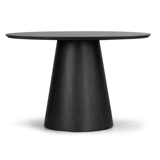 Blake Black Round Wood Dining Table