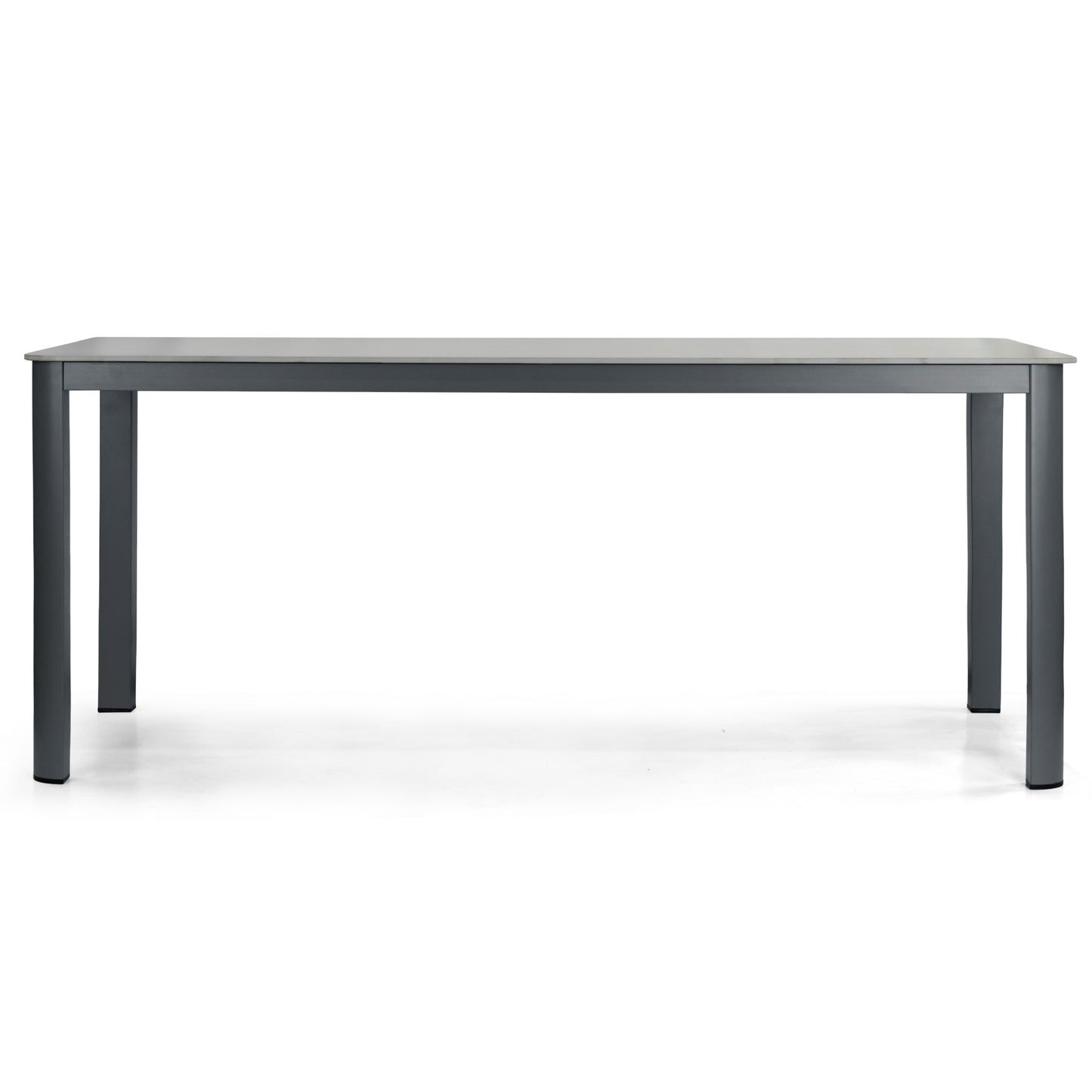 Bia Grey Outdoor Dining Table with Stone Top