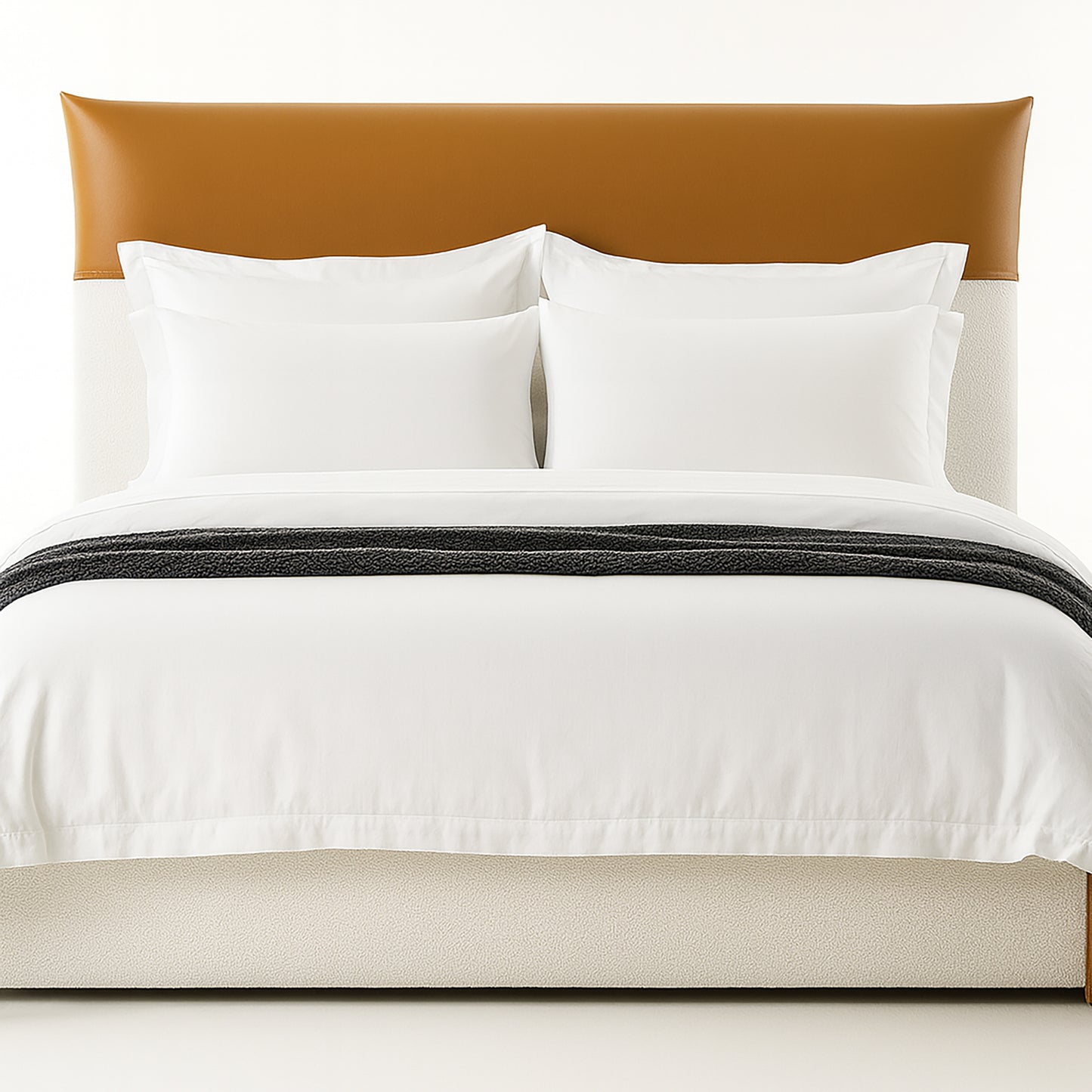 Brea Upholstered Queen Bed in Contrasting Colored Upholstery
