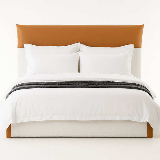 Brea Upholstered Queen Bed in Contrasting Colored Upholstery