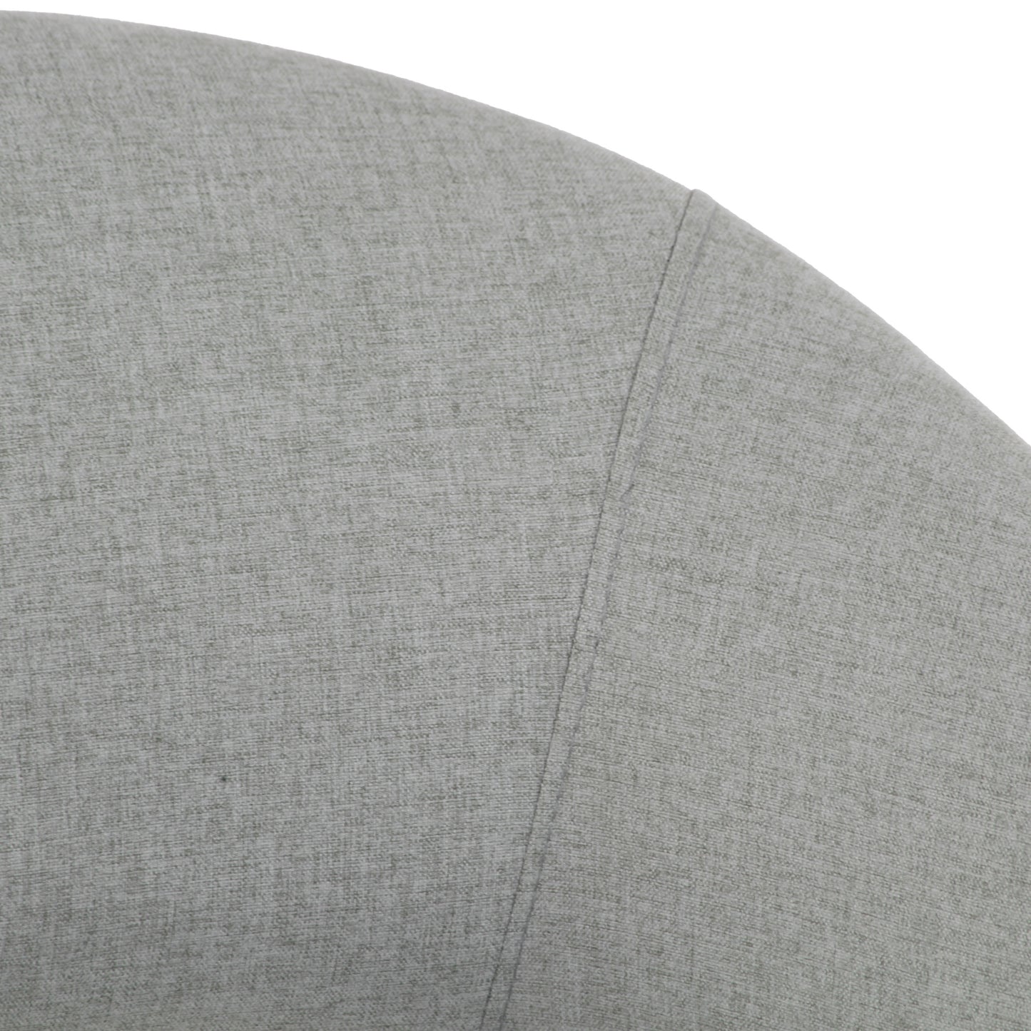 Aura Grey Fabric Upholstered Adjustable Height Swivel Office Chair with Wheel Base