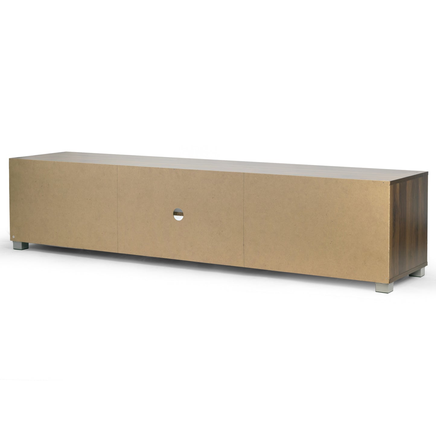 Annie TV Stand Walnut Finish with Contrasting White Door