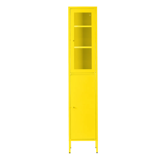 Aviva 71-inch Yellow Two Door Metal Cabinet