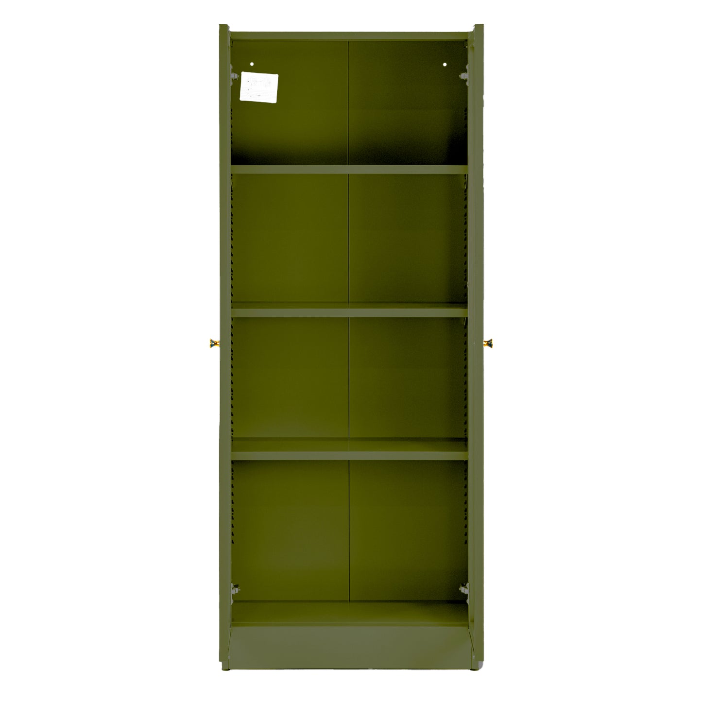 Avice 59-inch Dark Green French Door Metal Cabinet