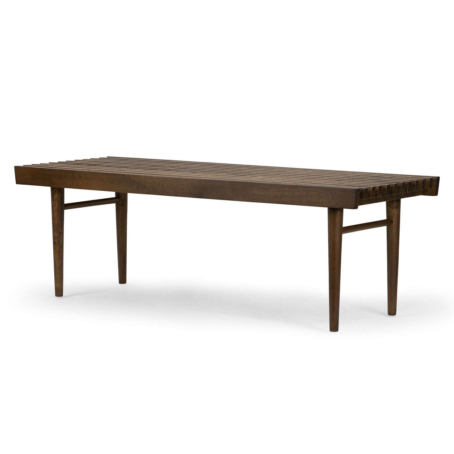 Baird Slatted Wooden Bench