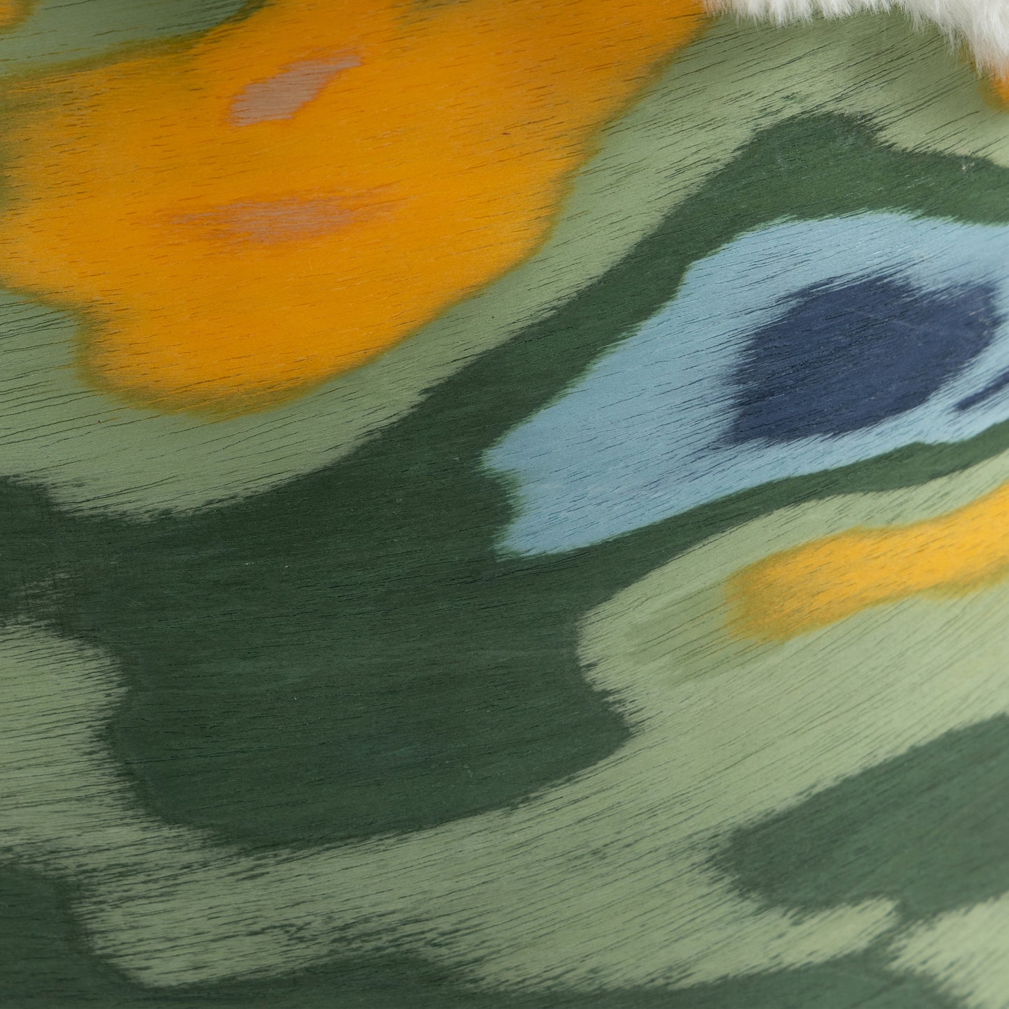 Set of 2 Beverly White Sherpa Fabric Dining Chair with Colorful Wood