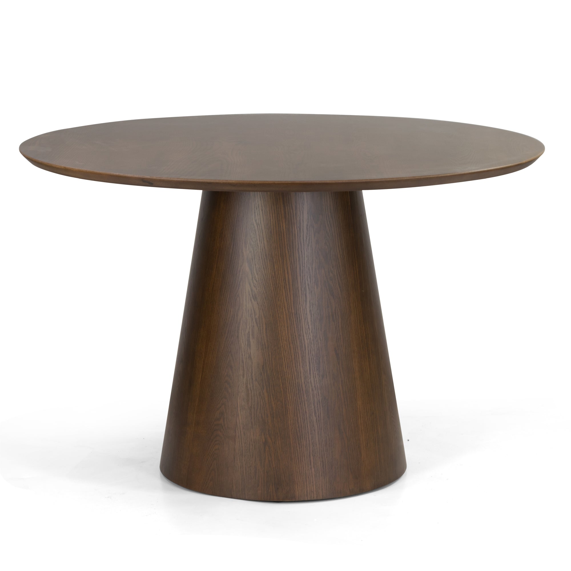 Blake Walnut Finish Round Wood Dining Table – Glamour Home