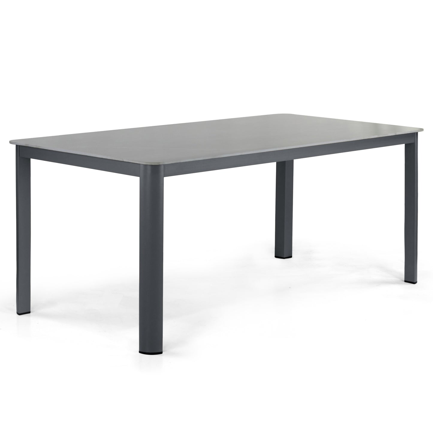 Bia Grey Outdoor Dining Table with Stone Top