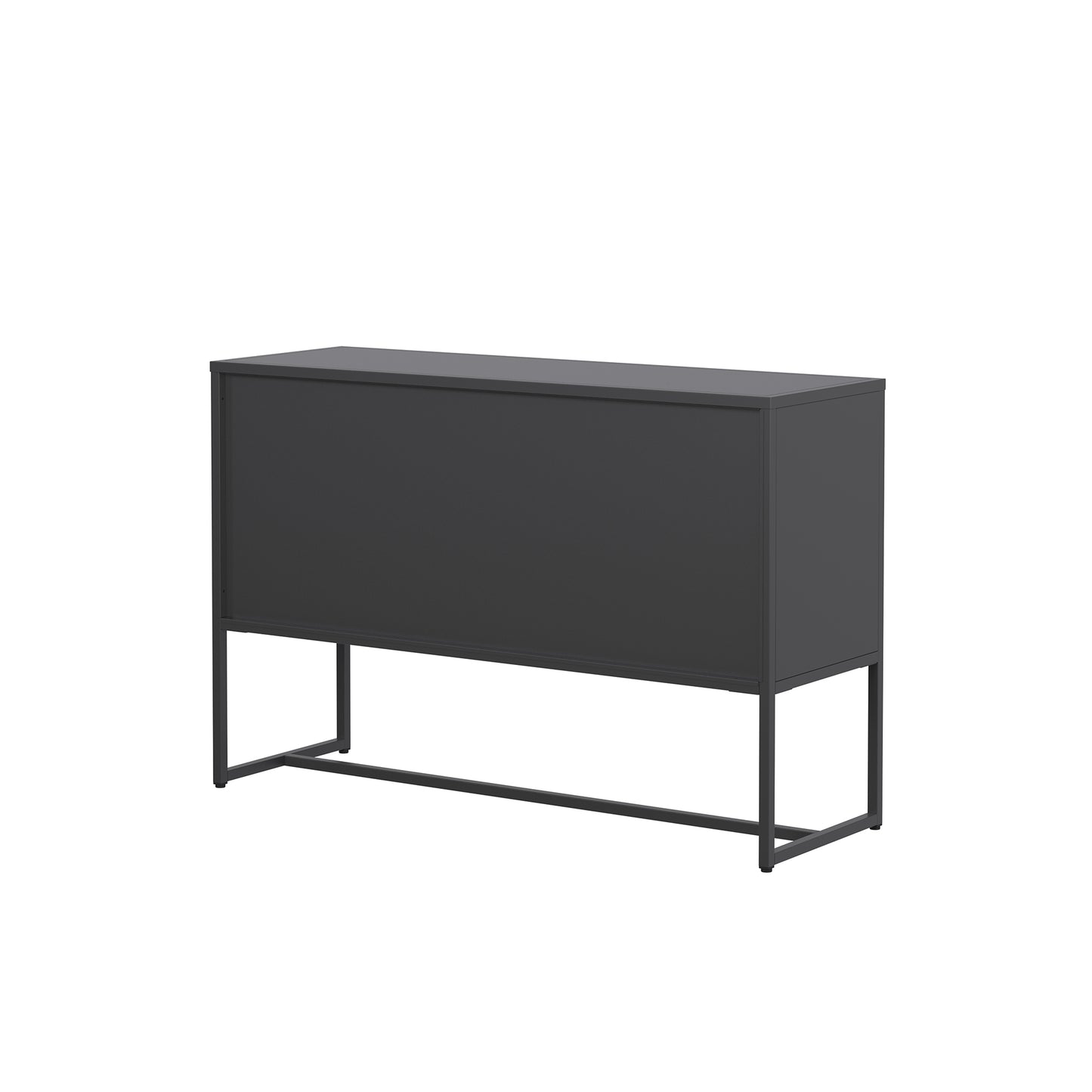 Bentley 31.56-inch Black Three Door Sideboard with Mesh Doors