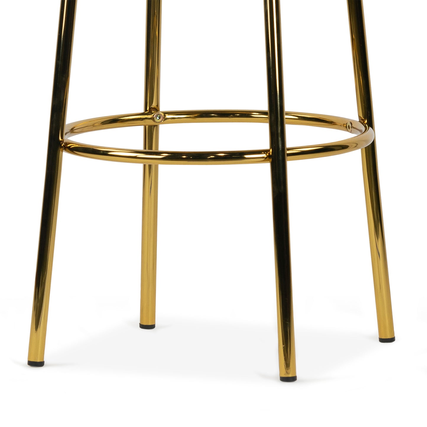 Set of 2 Ayala Gold Chrome Counter Stool