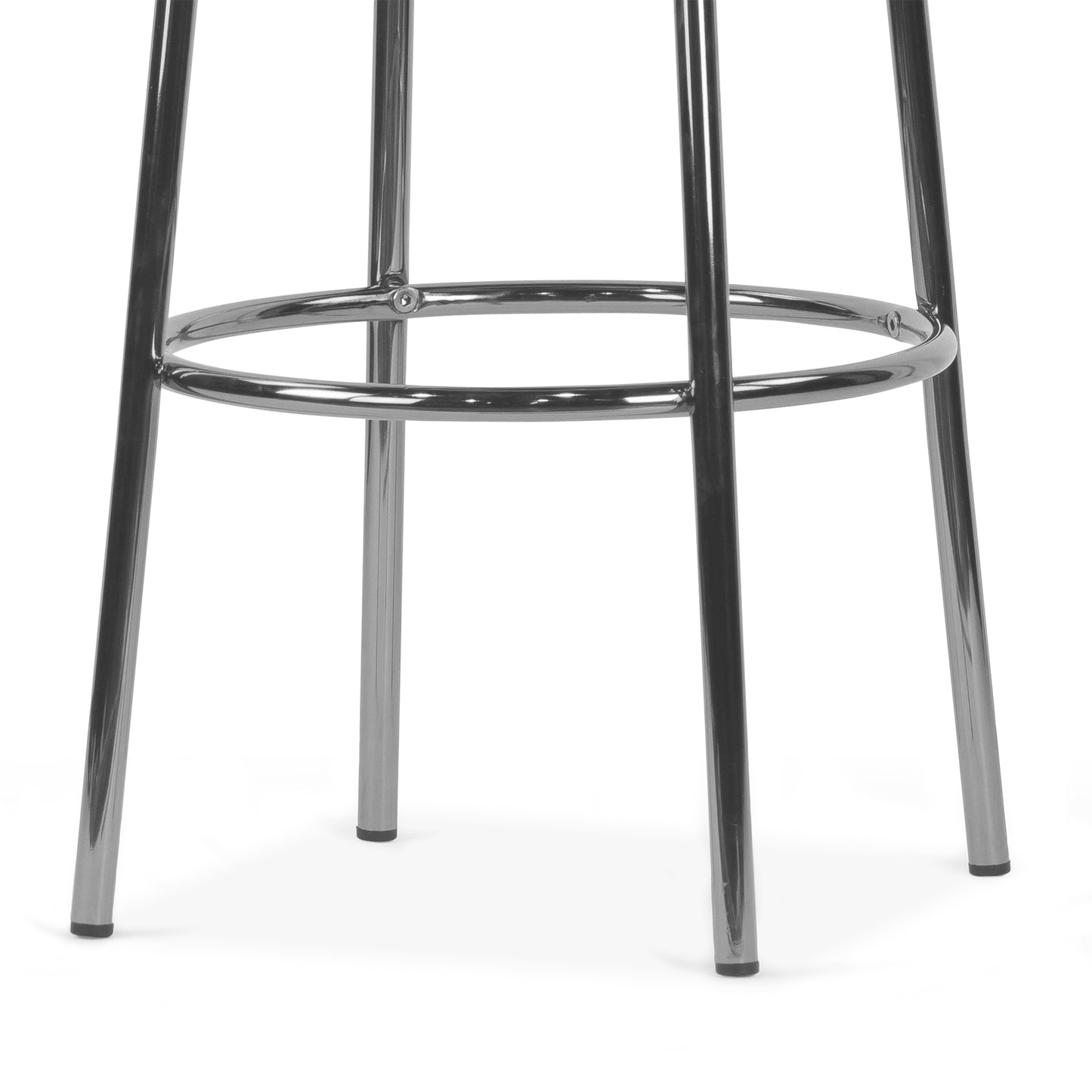 Set of 2 Ayala Silver Chrome Counter Stool