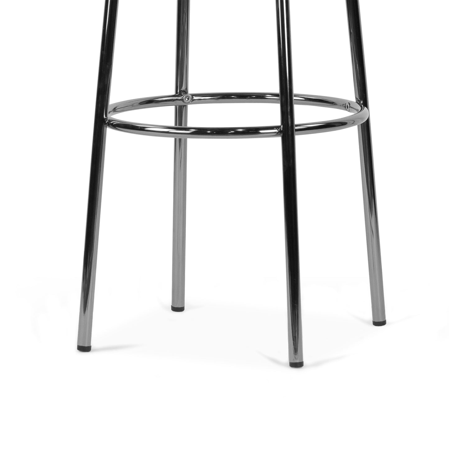 Set of 2 Ayala Silver Chrome Bar Stool