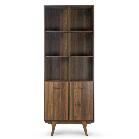 Ansel Bookcase Display Shelf with Storage Cabinet